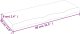 vidaXL vidaXL Blat do łazienki, jasnobrązowy, 80x30x(2-6) cm, lite drewno 8