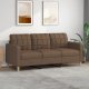vidaXL vidaXL Sofa 3-osobowa, brązowa, 180 cm, tapicerowana tkaniną 1