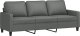 vidaXL vidaXL Sofa 3-osobowa, ciemnoszara, 180 cm, tapicerowana tkaniną 2