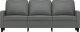 vidaXL vidaXL Sofa 3-osobowa, ciemnoszara, 180 cm, tapicerowana tkaniną 3