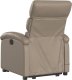 vidaXL Podnoszony fotel masujący, rozkładany, cappuccino 4