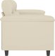 vidaXL vidaXL 2-osobowa sofa, kremowy, 120 cm, sztuczna skóra 4