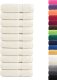vidaXL Ręczniki premium SOLUND, 10 szt., kremowe, 50x100 cm, 600 g/cm 2