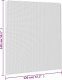 vidaXL vidaXL Magnetyczna moskitiera okienna, biała, 120x140 cm 8