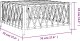 vidaXL vidaXL Stolik ogrodowy, biały, 70x70x34 cm, plecionka 5