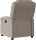 vidaXL vidaXL Fotel rozkładany, kolor taupe, obity tkaniną 5