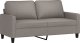 vidaXL vidaXL Sofa 2-osobowa, kolor taupe, 140 cm, tapicerowana tkaniną 2