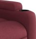 vidaXL vidaXL Fotel rozkładany, winna czerwień, obity tkaniną 8