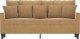 vidaXL vidaXL Sofa 2-osobowa, brązowa, 140 cm, tapicerowana aksamitem 3