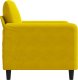 vidaXL vidaXL Fotel, żółty, 60 cm, obity aksamitem 5