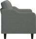 vidaXL vidaXL Sofa 2-osobowa, ciemnoszara, 120 cm, tapicerowana tkaniną 4