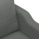 vidaXL vidaXL Sofa 2-osobowa, ciemnoszara, 120 cm, tapicerowana tkaniną 6