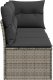 vidaXL vidaXL 3-osobowa sofa ogrodowa z poduszkami, szara, polirattan 4