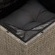 vidaXL vidaXL 3-osobowa sofa ogrodowa z poduszkami, szara, polirattan 7