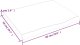 vidaXL Blat do łazienki, jasnobrązowy, 60x50x(2-4) cm, lite drewno 8