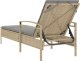 vidaXL vidaXL Leżanka z poduszką, beżowa, 63x200x81 cm, polirattan 6