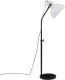 vidaXL vidaXL Lampa stojąca, 25 W, biała, 30x30x90-150 cm, E27 3