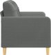 vidaXL vidaXL Sofa 2-osobowa, ciemnoszara, 120 cm, tapicerowana tkaniną 4