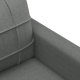 vidaXL vidaXL Sofa 2-osobowa, ciemnoszara, 120 cm, tapicerowana tkaniną 6
