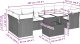 vidaXL 8-cz. zestaw mebli ogrodowych z poduszkami, szary, polirattan 10