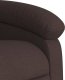 vidaXL vidaXL Fotel rozkładany, ciemnobrązowy, obity tkaniną 9