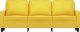 vidaXL vidaXL Sofa 3-osobowa, jasnożółta, 180 cm, tapicerowana tkaniną 3