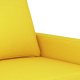 vidaXL vidaXL Sofa 3-osobowa, jasnożółta, 180 cm, tapicerowana tkaniną 6