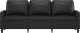 vidaXL vidaXL 3-osobowa sofa, czarna, 180 cm, obita sztuczną skórą 3