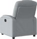 vidaXL vidaXL Fotel rozkładany, jasnoszary, tapicerowany tkaniną 5