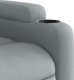 vidaXL vidaXL Fotel rozkładany, jasnoszary, tapicerowany tkaniną 8