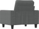 vidaXL vidaXL Fotel, ciemnoszary, 60 cm, obity tkaniną 5