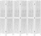 vidaXL vidaXL Parawan pokojowy, 6-panelowy, biały, lite drewno paulowni 4