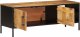 Listwa zasilająca vidaXL vidaXL Szafka pod TV, 110x35x40 cm, surowe lite drewno mango 4