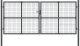 vidaXL vidaXL Brama ogrodowa z siatki, antracytowa, 300x175 cm 4