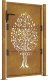 vidaXL vidaXL Furtka ogrodowa, 105x130 cm, stal kortenowska, motyw drzewa 5