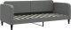 vidaXL vidaXL Sofa z funkcją spania, ciemnoszara, 80x200 cm, obita tkaniną 2