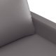 vidaXL vidaXL 3-osobowa sofa, szara, 180 cm, sztuczna skóra 6