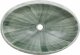 vidaXL vidaXL Umywalka nablatowa, zielona, owalna, 59x40x15 cm, ceramiczna 6