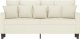vidaXL vidaXL Sofa 2-osobowa, kremowy, 140 cm, tapicerowana aksamitem 3