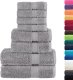 vidaXL vidaXL 8-częściowy zestaw ręczników premium SOLUND, szary, 600 g/cm 1