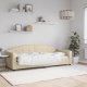 vidaXL vidaXL Sofa z funkcją spania, kremowa, 80x200 cm, obita tkaniną 1