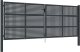 vidaXL vidaXL Brama ogrodowa, antracytowa, 400x200 cm, stal 2
