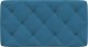 vidaXL Poduszka na wezgłowie, niebieska, 90 cm, aksamitna 5