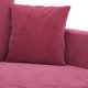 vidaXL Sofa 3-osobowa, winna czerwień, 180 cm, obita aksamitem 6