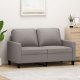 vidaXL Sofa 2-osobowa, kolor taupe, 120 cm, tapicerowana tkaniną 1