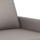 vidaXL Sofa 2-osobowa, kolor taupe, 120 cm, tapicerowana tkaniną 6
