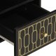 Listwa zasilająca vidaXL Szafka pod telewizor, 100x33x46 cm, lite drewno mango 7