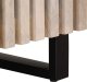 Listwa zasilająca vidaXL Szafka pod telewizor, 100x34x46 cm, lite drewno mango 8