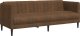 vidaXL Sofa 3-os., brązowa, sztuczna skóra zamszowa 2