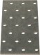 vidaXL Płytki perforowane, 40 szt., 2 mm, 140x60 mm, stal ocynkowana 2
